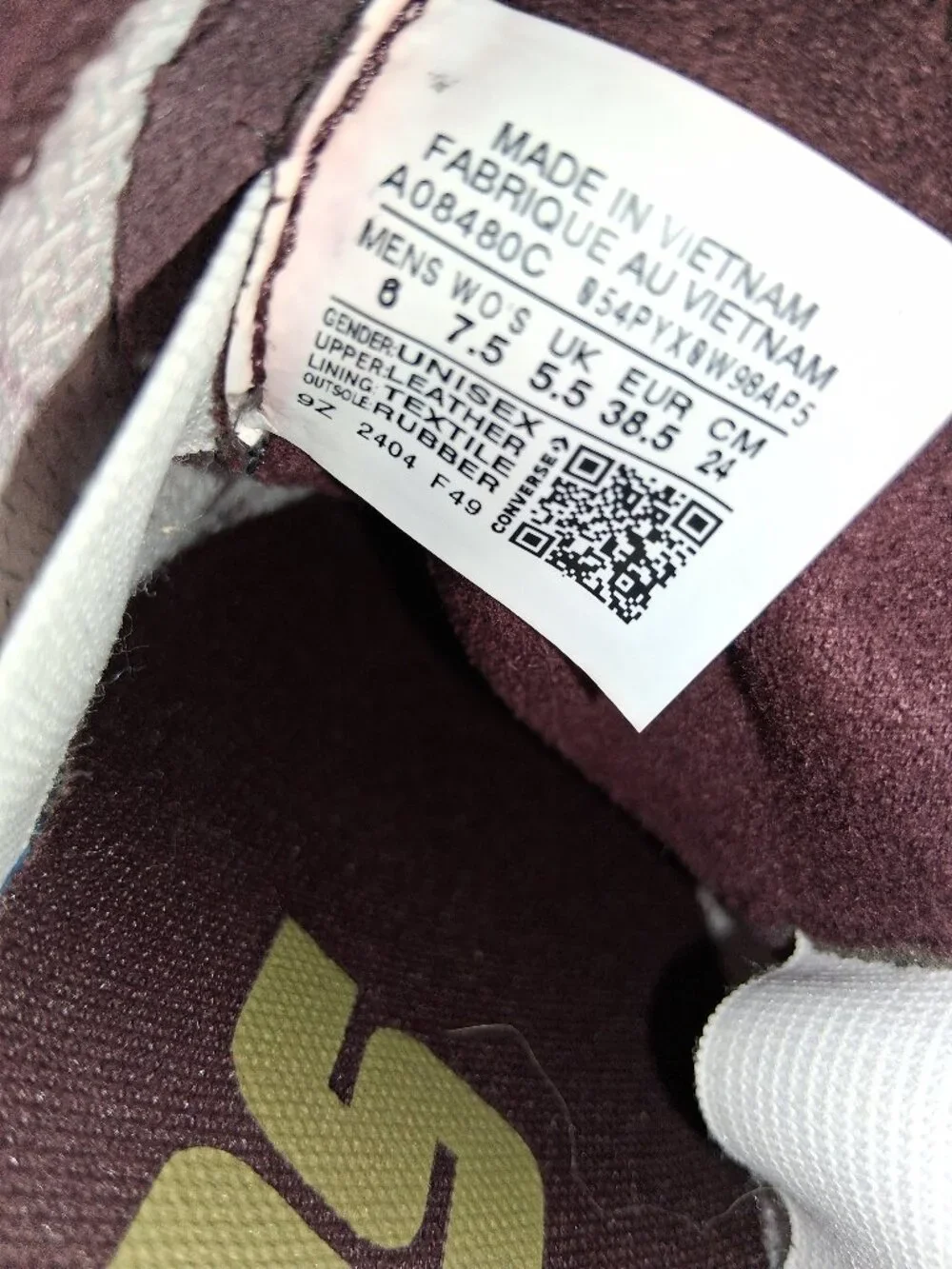 Converse UNIXES Cons One Star Pro Ox Low Top BROWN SUEDE